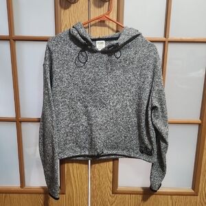 PINK Victoria's Secret Gray Crop Hoodie